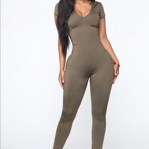 Fashion Nova “right about tight” jumpsuit